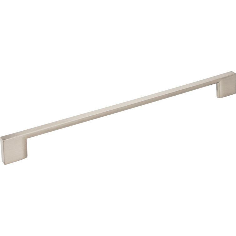 Satin Nickel Brushed Bar Pull with Mounting Hardware