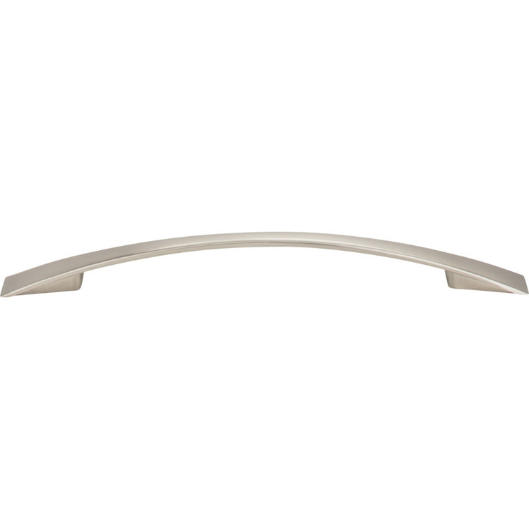 Sleek Brushed Nickel Modern Cabinet Pull with Mounting Hardware