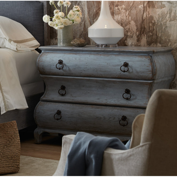 Skylark Blue Traditional Bombay Chest with Dovetail Drawers