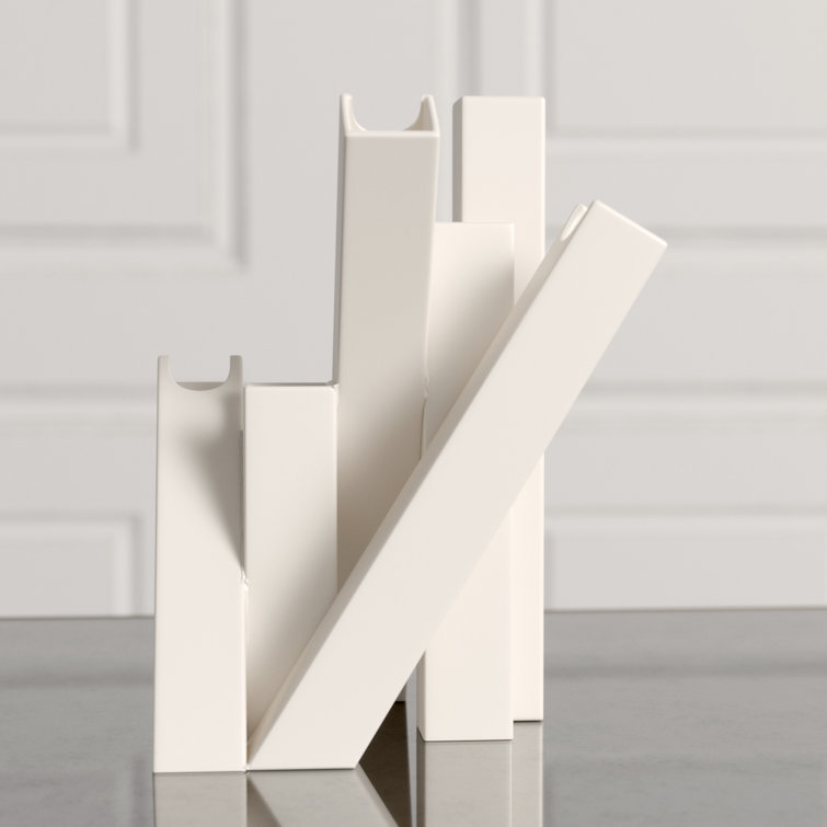 Matte White Ceramic Sculptural Decorative Table Vase