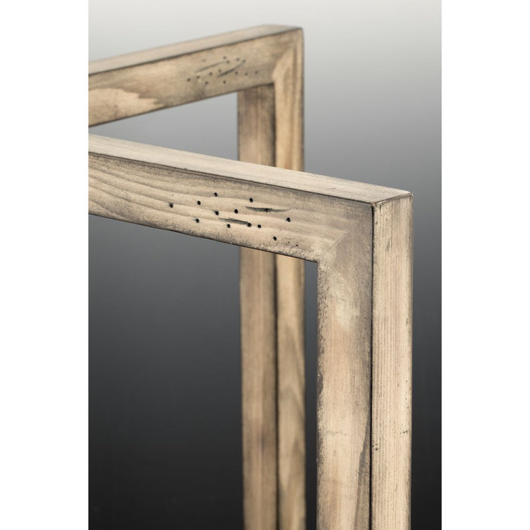 Turnbury Galvanized Steel and Wood 6-Light Chandelier