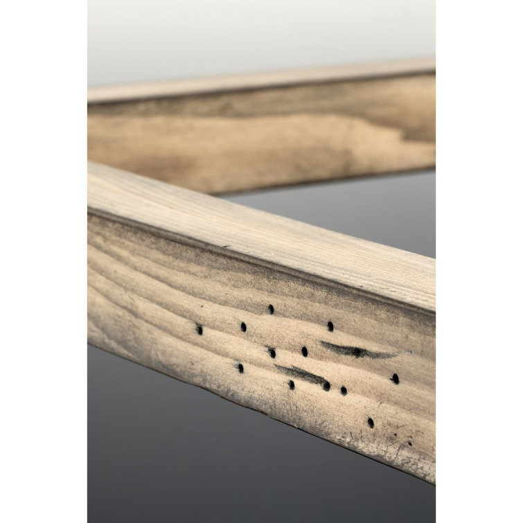 Turnbury Galvanized Steel and Wood 6-Light Chandelier