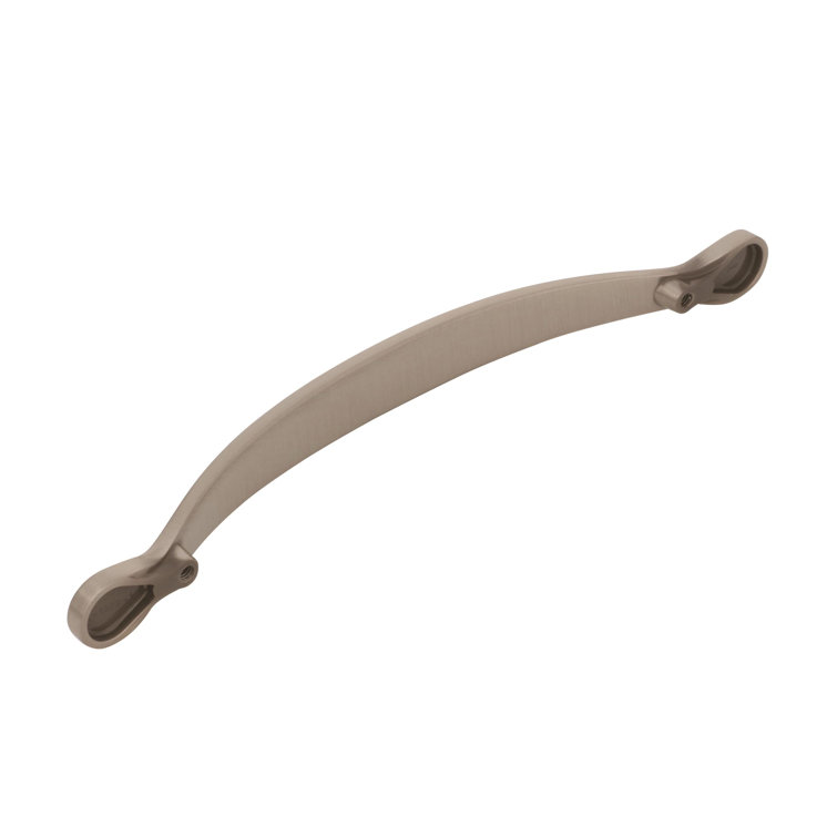 Satin Nickel 6-5/16" Arch Cabinet Pull with Mounting Hardware