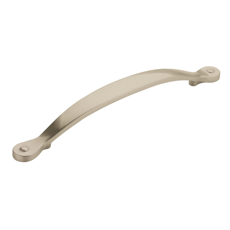 Satin Nickel 6-5/16" Arch Cabinet Pull with Mounting Hardware