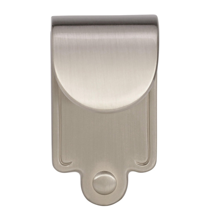 Satin Nickel 1-7/8" Finger Pull with Mounting Hardware