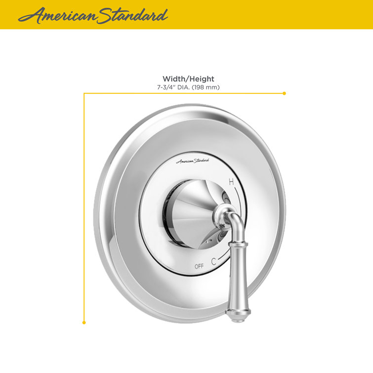 Brushed Nickel Wall-Mounted Lever Valve Trim Kit