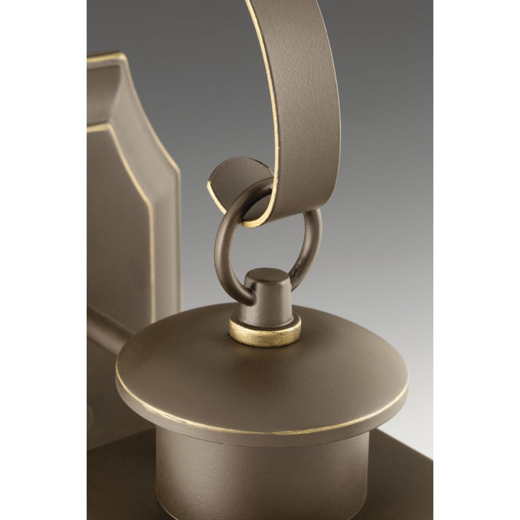 Elegant Antique Bronze Outdoor Wall Lantern with Beveled Glass