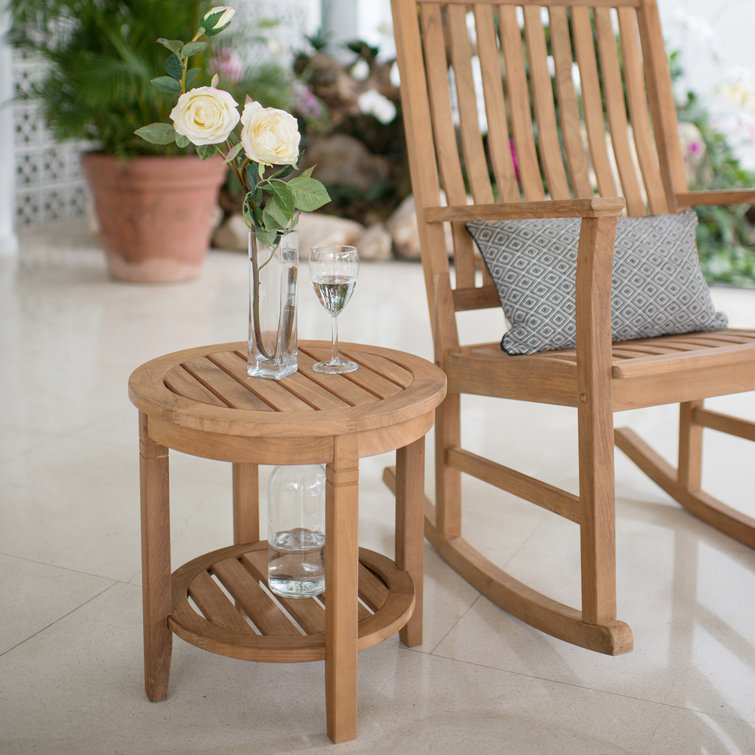 Colden Teak Outdoor Side Table
