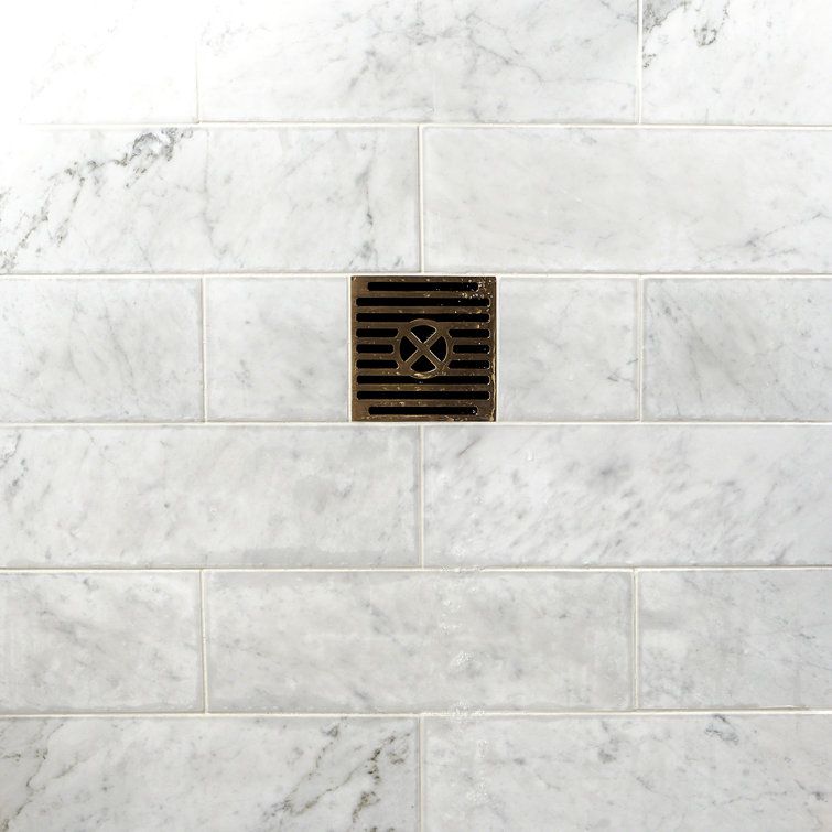 Carrara White Polished Marble 4x12 Subway Tile