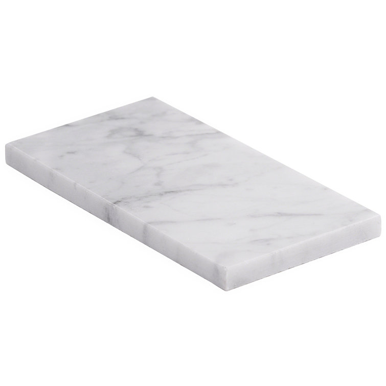 White Carrara Polished Marble Subway Tile for Floor & Wall