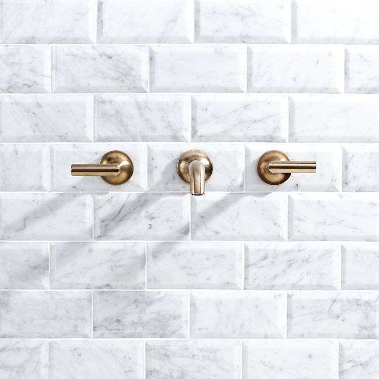 Carrara White Marble 3x6 Subway Wall Tile