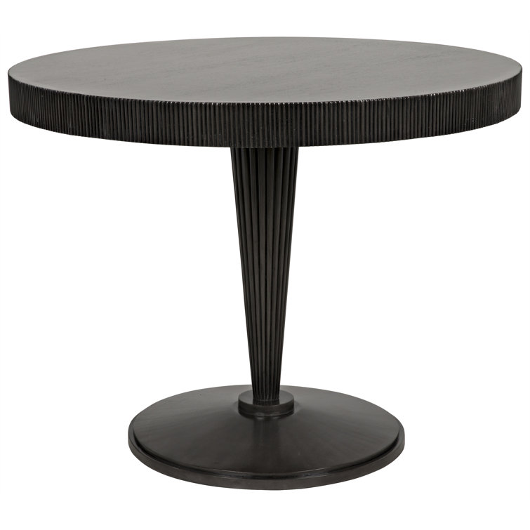 Granada 39" Black Mahogany Round Dining Table