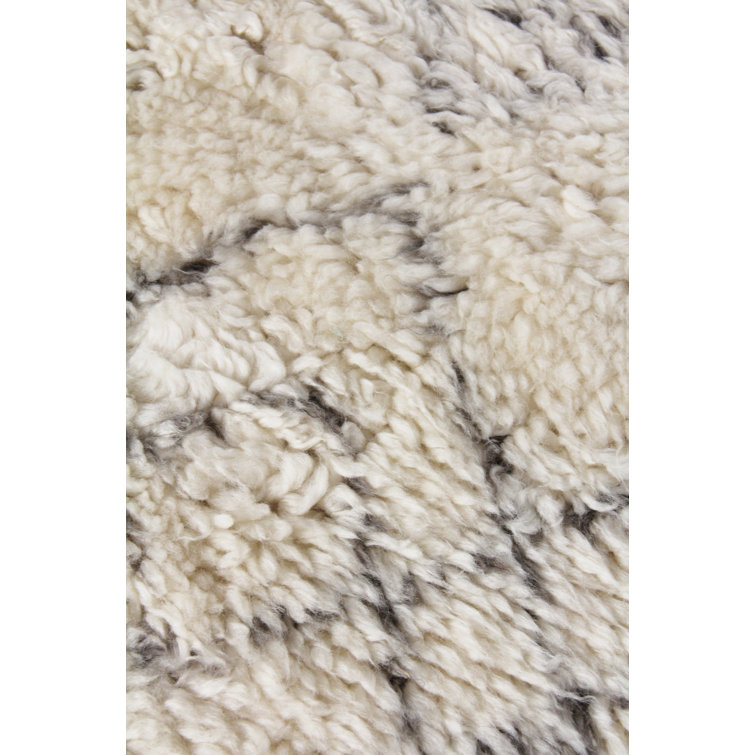 Ivory Elegance 8' x 10' Hand-Knotted Wool & Cotton Area Rug
