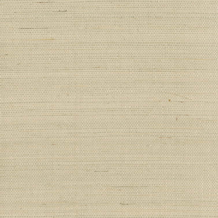 Champagne Non-Pasted Grasscloth Wallpaper Roll