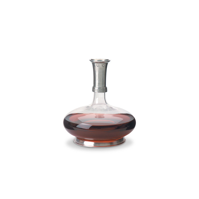 Elegant Clear Crystal Glass Wine Decanter with Top