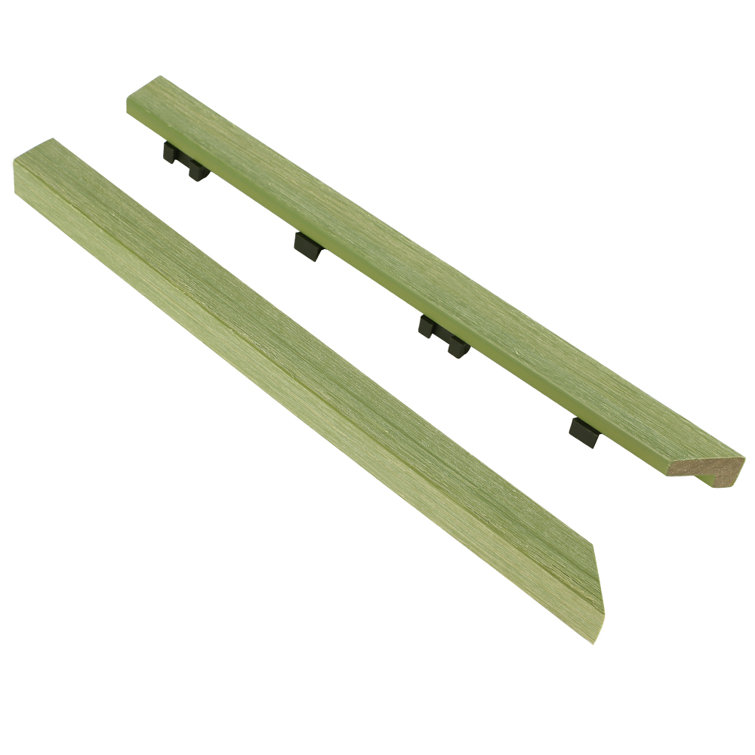 Irish Green Composite Interlocking Outdoor Corner Deck Trim
