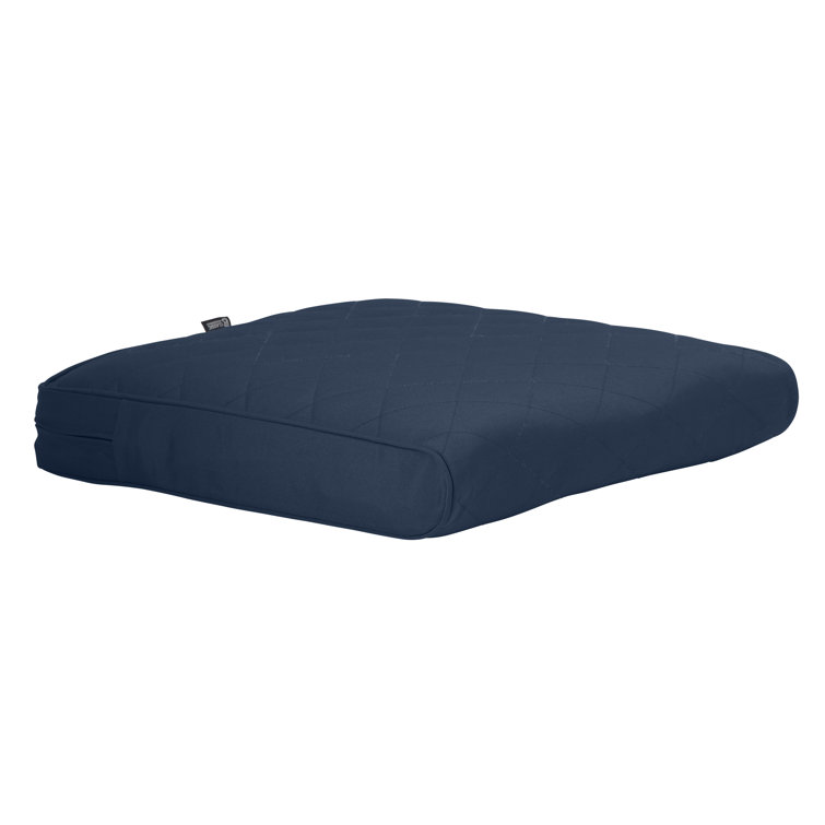 Chamomile Quilted Outdoor Chaise Lounge Cushion Cover, 72" x 21"