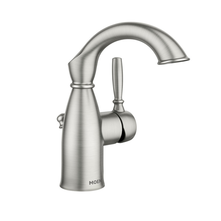 Sarona Rustic Farmhouse Single-Handle Nickel Bathroom Faucet