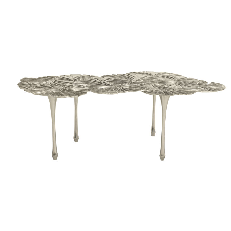 Annabella Satin Nickel Free Form Coffee Table
