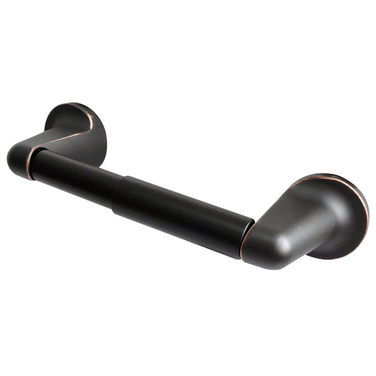 Oil Rubbed Bronze Cylindrical Wall Mounted Toilet Paper Holder