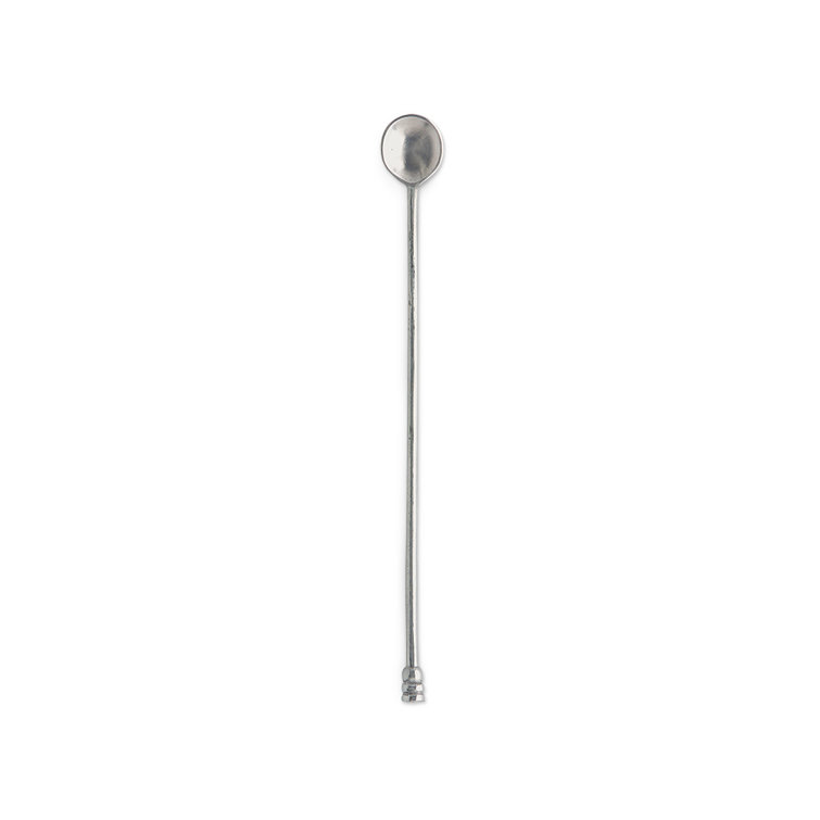 13.6" Silver Pewter Reusable Cocktail Stirrer