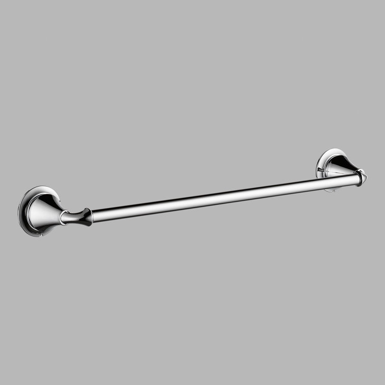 Linden 18-Inch Chrome Wall Mounted Towel Bar