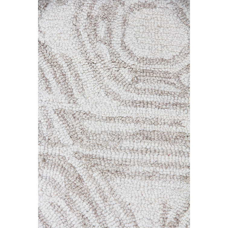 Caprice Geometric Handmade Tufted Wool and Cotton Rug, 9' x 12'