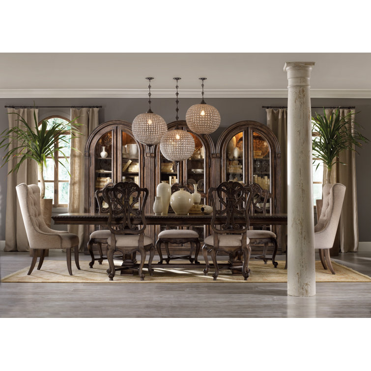 Beige Linen Upholstered Arm Chair with Wood Legs