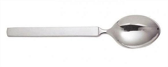 Alessi Satin Handle Stainless Steel Teaspoon Set of 6