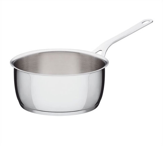 7" Stainless Steel Mirror Polished Saucepan