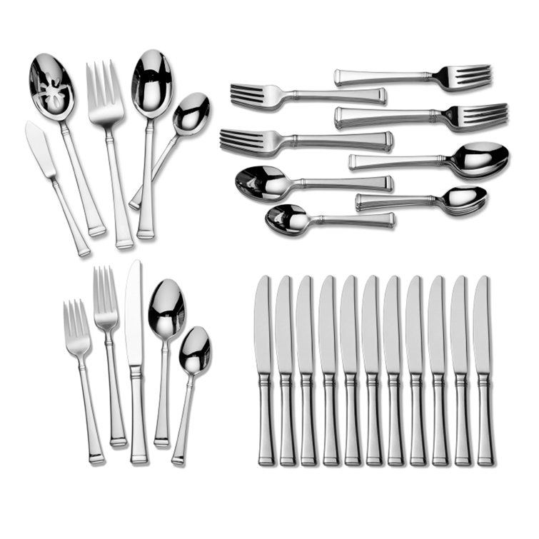 Harmony 70-Piece Polished Stainless Steel Flatware Set