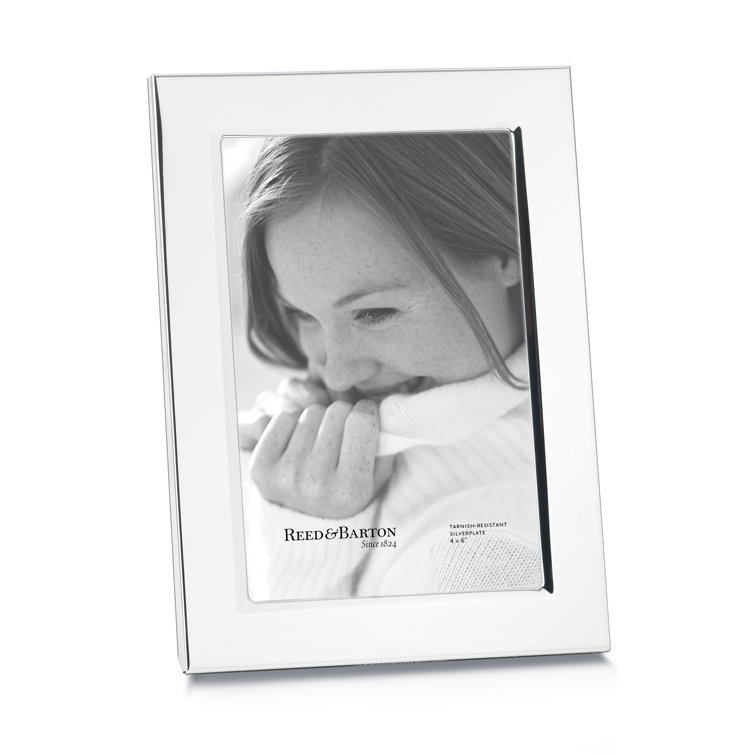 Reed & Barton Silver Plated 4x6 Classic Picture Frame