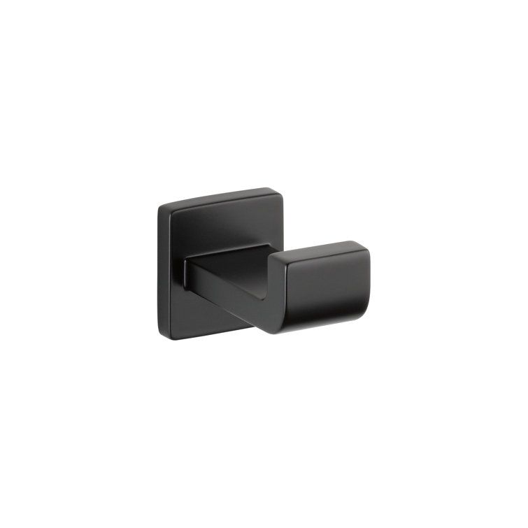 Matte Black Stainless Steel Modern Wall Mount Towel Hook