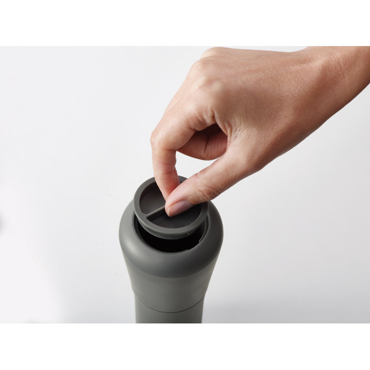 Gray and White Plastic Salt and Pepper Mill Set
