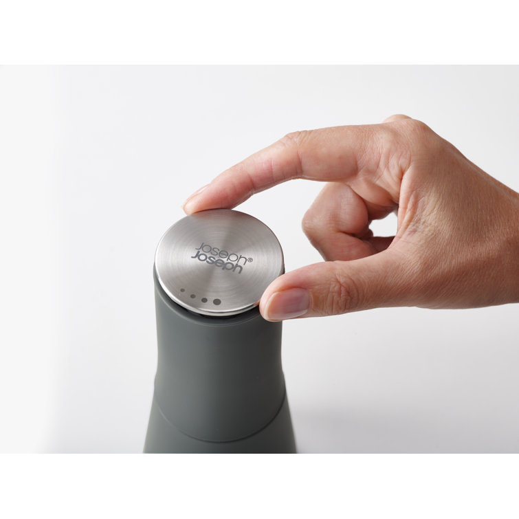 Gray and White Plastic Salt and Pepper Mill Set