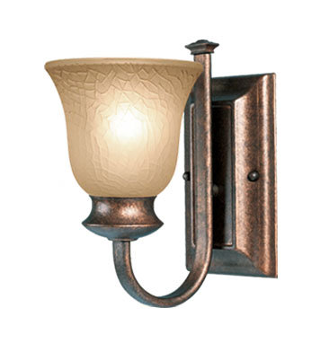 Dresden 10'' Marbled Bronze Dimmable Wall Sconce