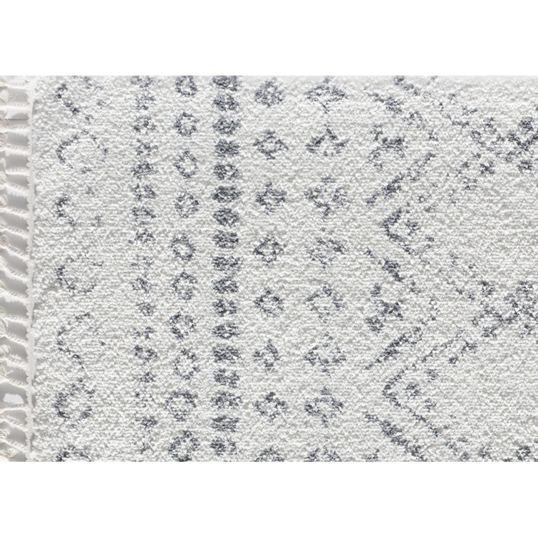 Shadow Gray 8' x 10' Shag Synthetic Area Rug