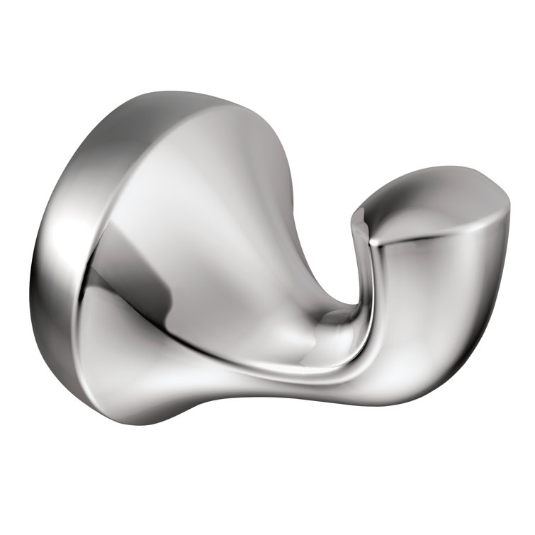 Eva Chrome Wall Mounted Single Robe Hook