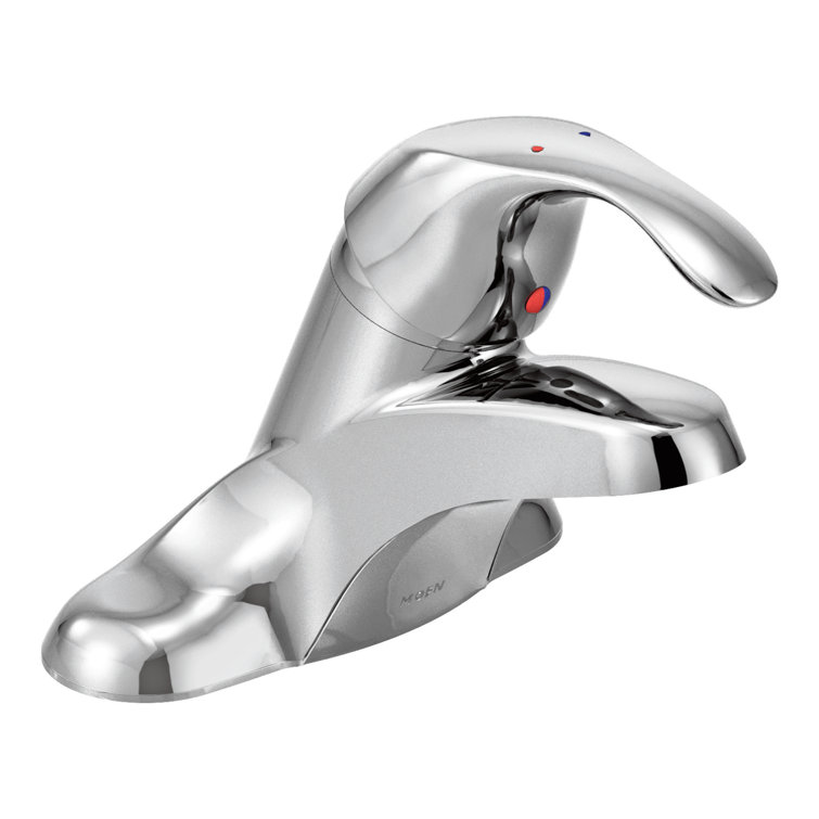 Chrome Single Handle Centerset Bathroom Faucet