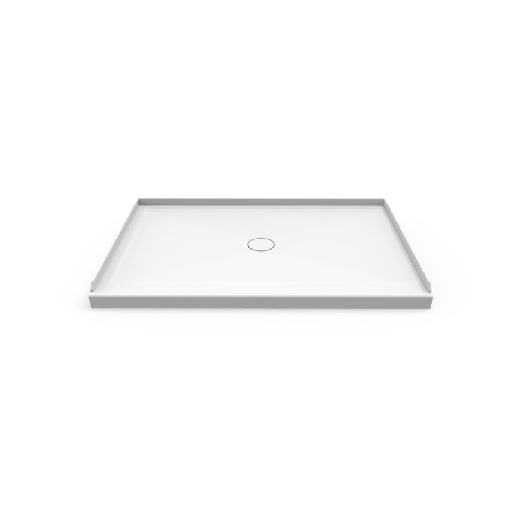 White Acrylic 32" x 48" Rectangular Shower Base