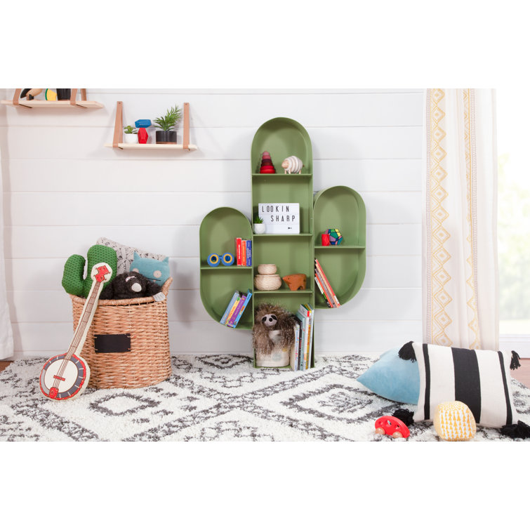 Sage Green Bohemian Steel Kids' Bookcase