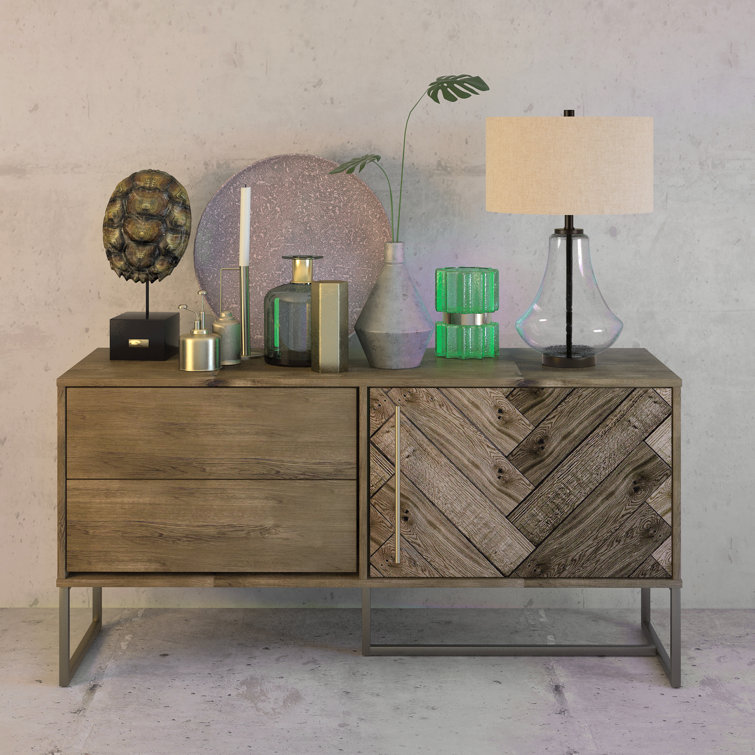 Lagos Seeded Glass 23" Tall Table Lamp with Antique Bronze Finish and Flax Shade