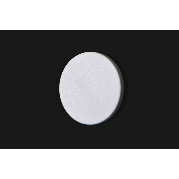 Small White Polystyrene Minimalist Wall Clock