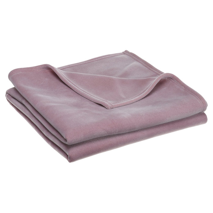 Luxurious King-Sized Ivory Fleece Reversible Blanket