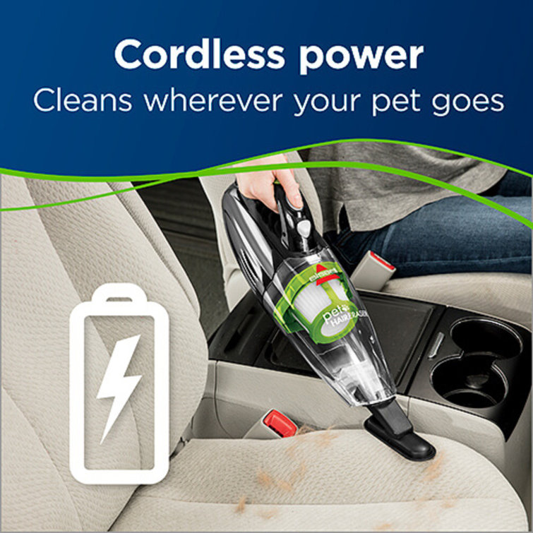Black and Lime Cordless Handheld Pet Vacuum Cleaner