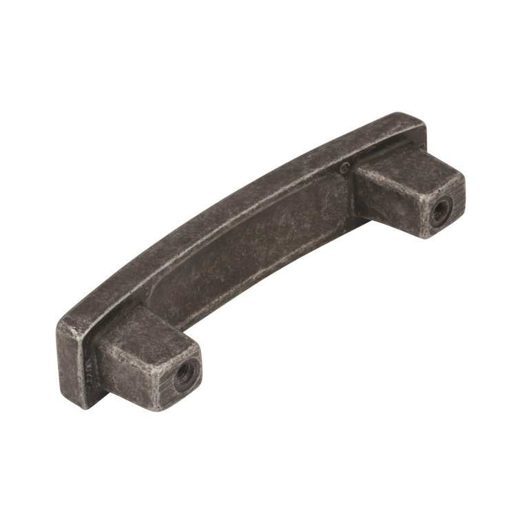 Wrought Iron Rustic Cabinet Bar Pull with Mounting Hardware