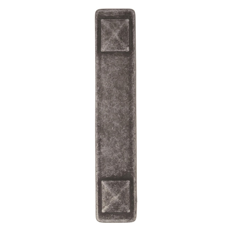 Wrought Iron Rustic Cabinet Bar Pull with Mounting Hardware