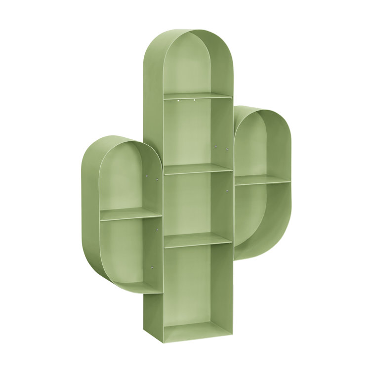 Sage Green Bohemian Steel Kids' Bookcase