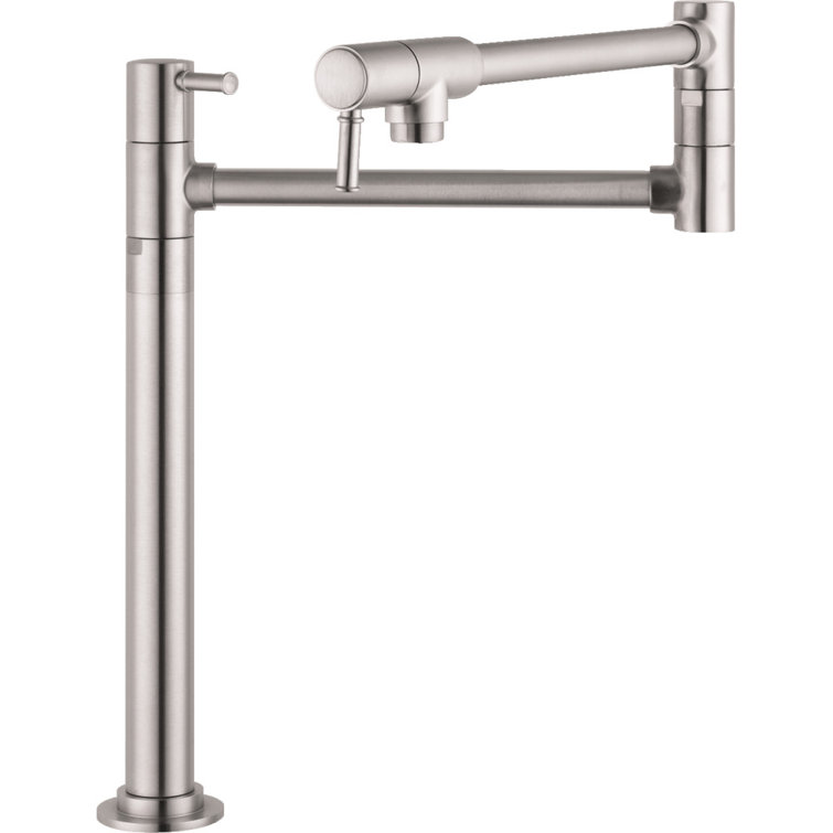 HG Kitchen 23.5" Modern Stainless Steel Wall-Mount Pot Filler