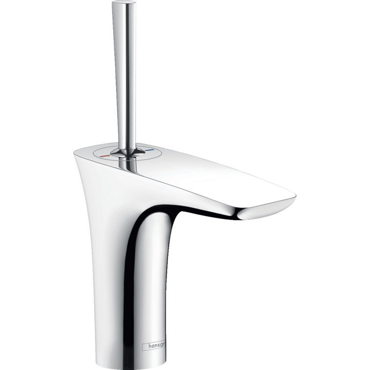 Modern Chrome Single Hole Bathroom Faucet with Adjustable Aerator